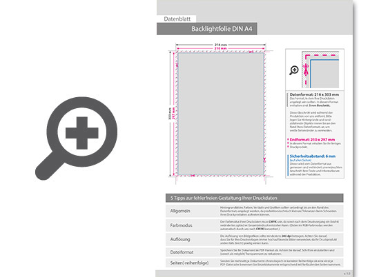 Product Bild hochwertige_transluzente_sk-folie_laminiert__4_0-farbig_bedruckt__din_a4